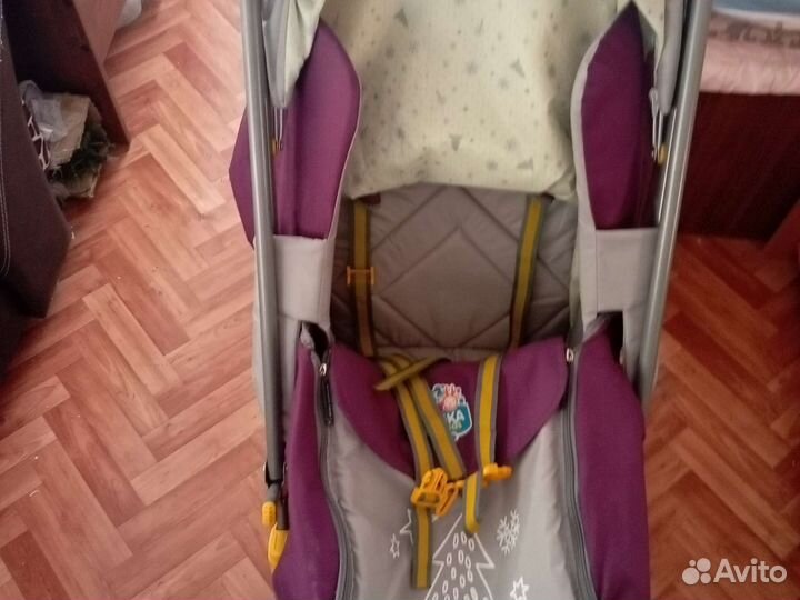 Санки коляска ника 4