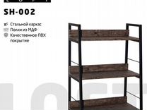 Стеллаж на металлокаркасе brabix loft