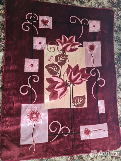 Нов. плед-покрывало 3d мех,2,2*1,6 м