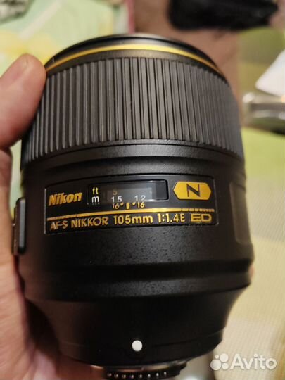 Nikon 105mm 1.4E ED AF-S новый