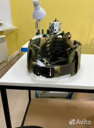 Боевой пояс с баллистической защитой и лямками Бр1