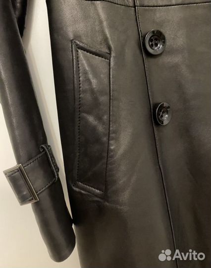 Кожаный плащ женский натуральная кожа