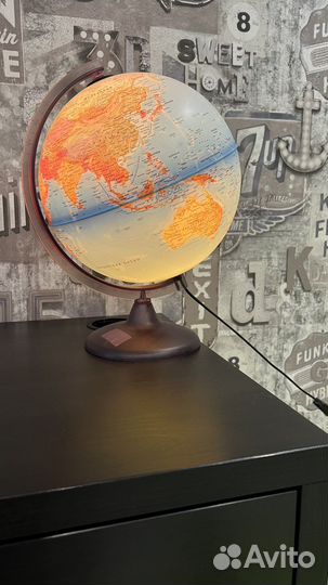 Глобус с подсветкой (Италия)