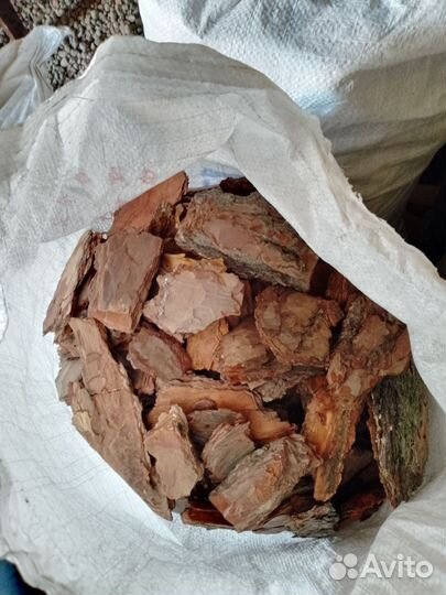 Кора сосны. Крупная фракция