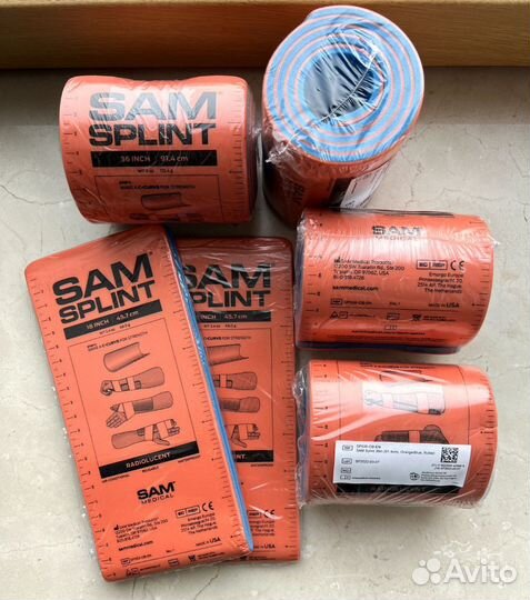 SAM Splint (23, 46 и 92 см) шины иммобилизационные