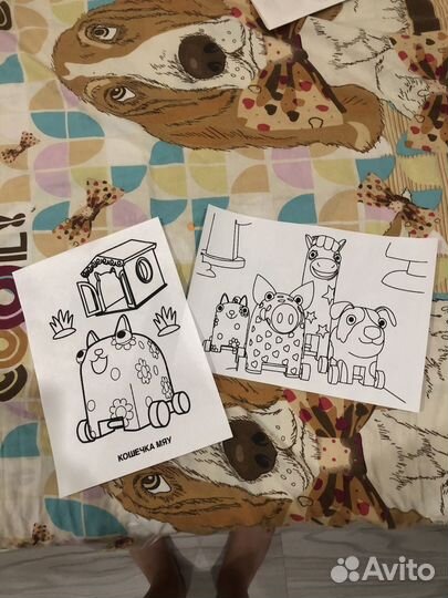 Детские раскраски,New (деревяшки)