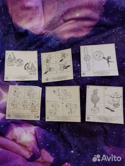 Вкладыши игрушки макдоналдс mcdonalds