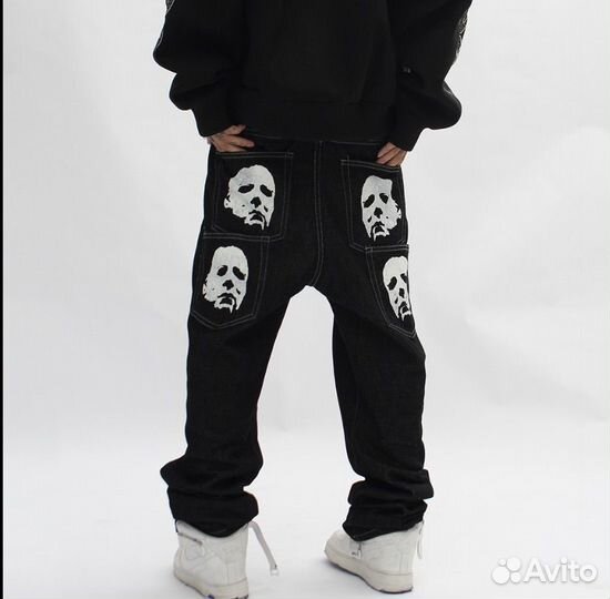 Штаны с рисунком