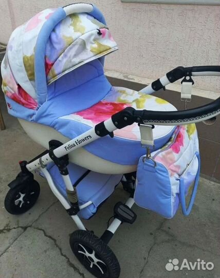 Детская коляска 2 в 1 Jetem Felisa flowers