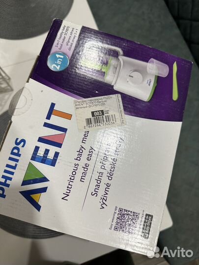 Philips avent пароварка блендер 2в1