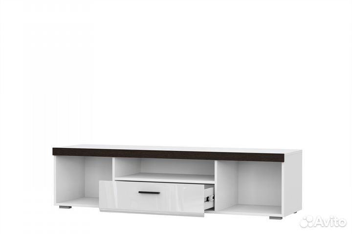 Тумба тв белый глянец мдф 2 метра