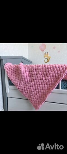 Плед детский плюшевый