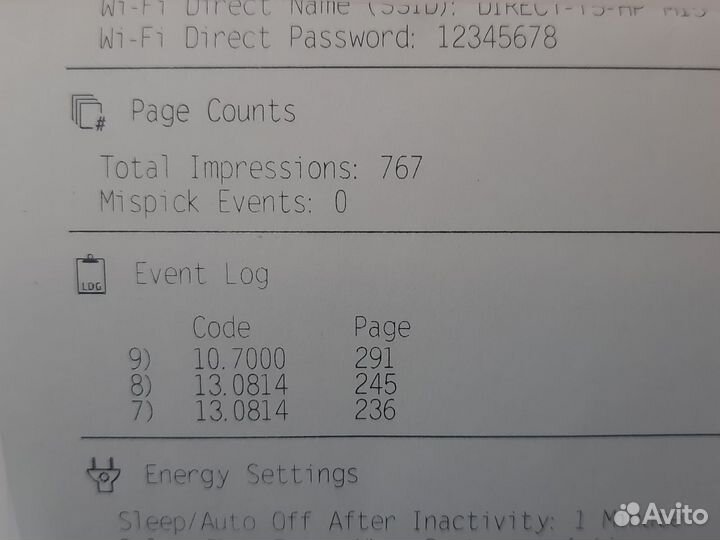 Принтер с Wi-Fi HP LaserJet Pro M15w новый почти