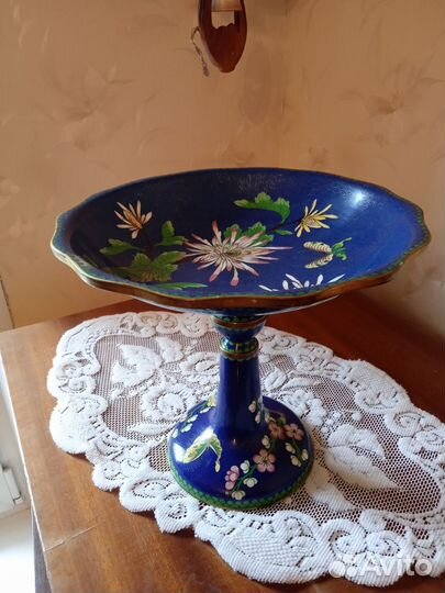 Ваза для фруктов Клуазоне