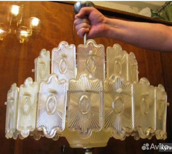 Подвески к люстре, лампе наст. СССР