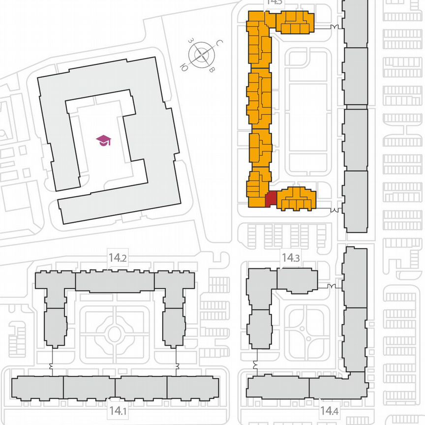 2-к. квартира, 64,7 м², 5/8 эт.