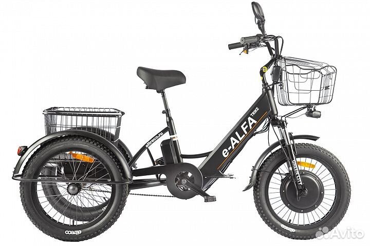 Трицикл Eltreco Green City e-alfa Trike