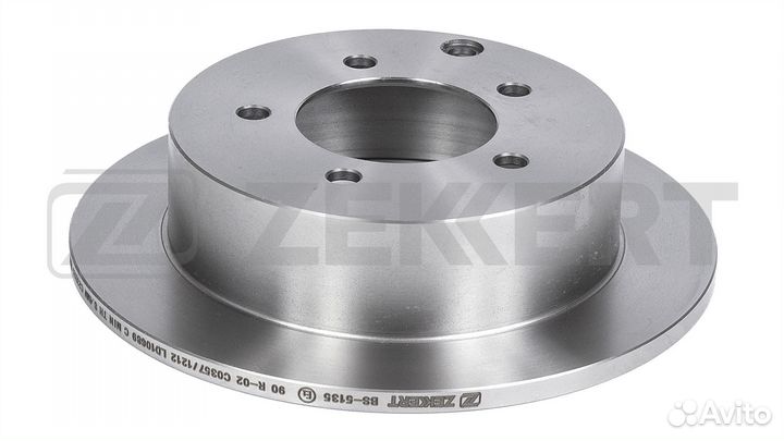 Диск торм. задн. Mitsubishi Lancer VII viii 07