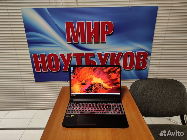 Игровой ноутбук Acer / GTX 1650 ti/ 144 ггц / ssd