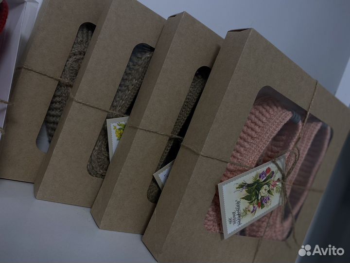 Вязанные носки ручной работы