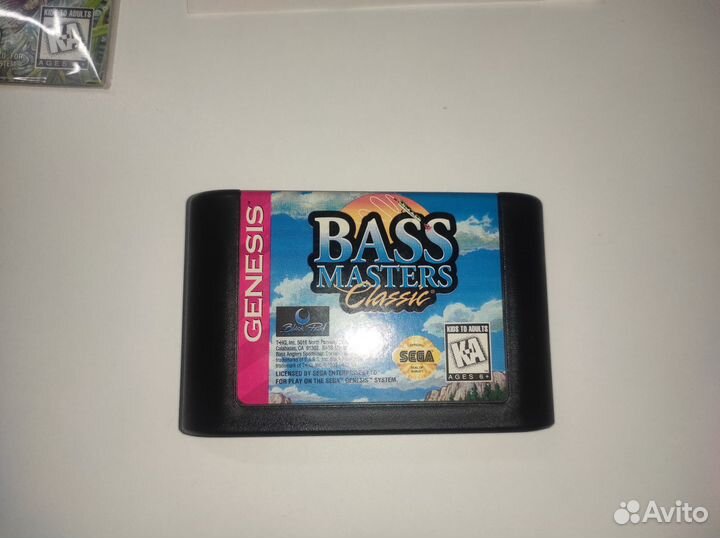 Bass Masters Classic картридж для Sega оригнал