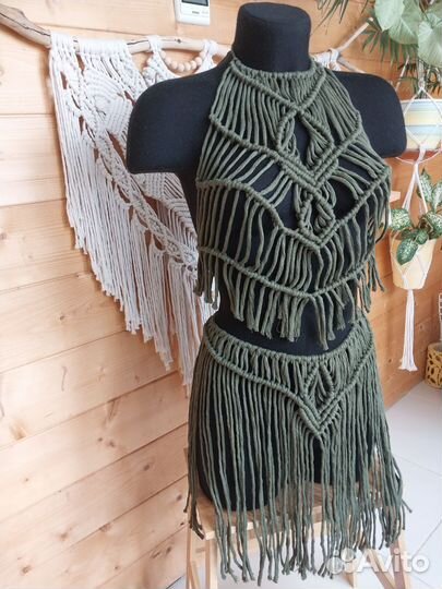 Костюм макраме