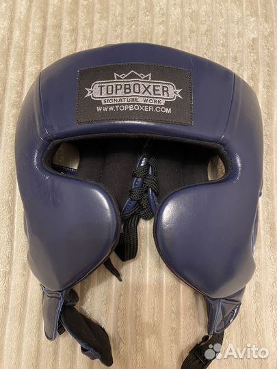 Боксерский шлем Top boxer размер L