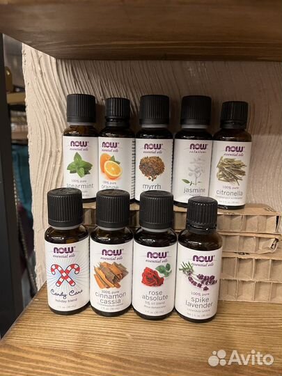 Эфирные масла now iherb для диффузера