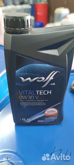 Масло моторное синтетическое wolf vitaltech 0W30 V