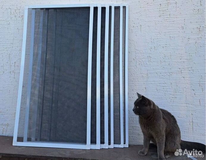 Москитные сетки антикошка, крепкое полотно