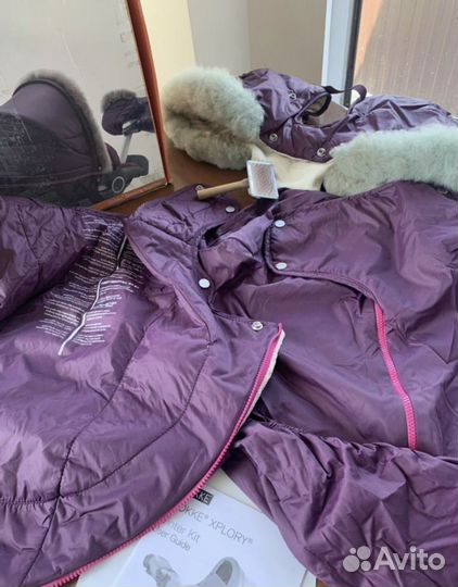 Зимний кит на коляску stokke