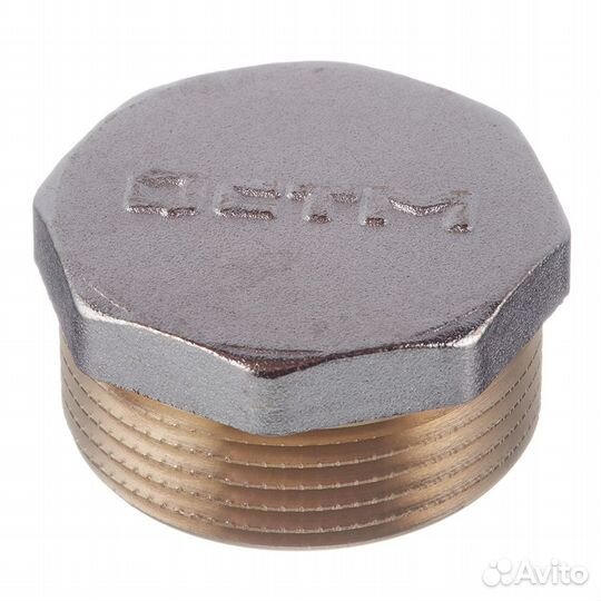 Заглушка 1 1/4 нр(ш) латунная