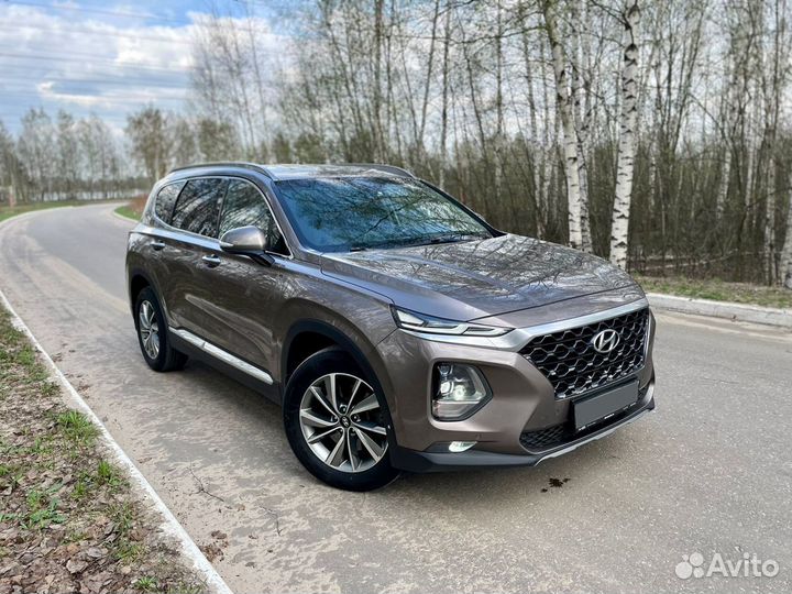 Hyundai Santa Fe 2.2 AT, 2019, 73 000 км