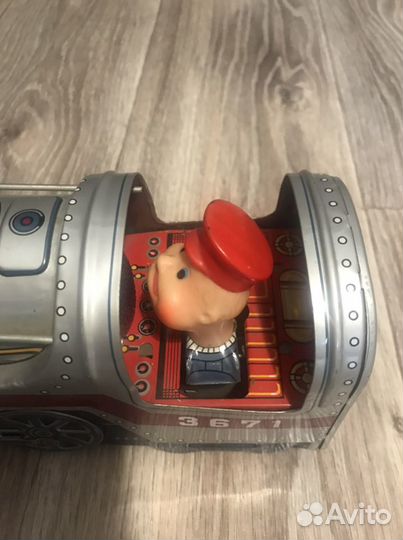 Игрушка автобус поезд 70 х годов СССР винтаж