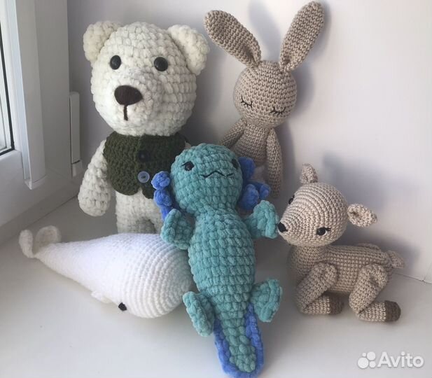 Вязаные игрушки ручной работы