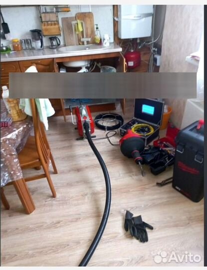 Устранение засоров Прочистка канализации