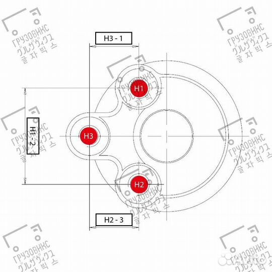 Шаровая опора верхняя, CTR (Корея) cbkh-9