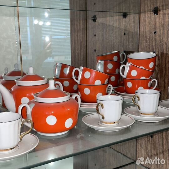 Хрусталь, посуда, чайный набор