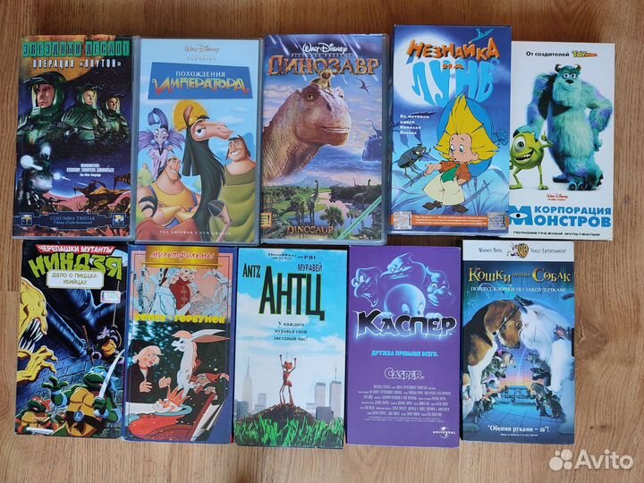 Видеокассеты с фильмами лицензионные