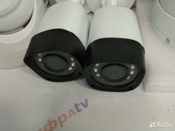 Видеонаблюдение с микрофоном 13 камер