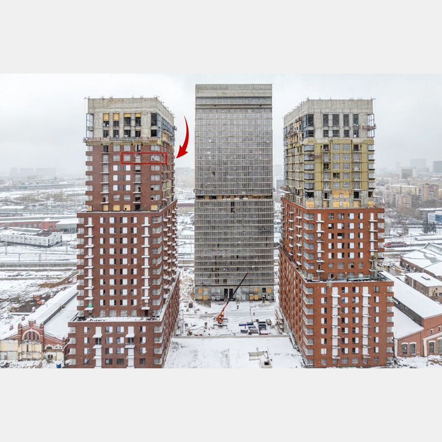 3-к. квартира, 75,2 м², 23/26 эт.