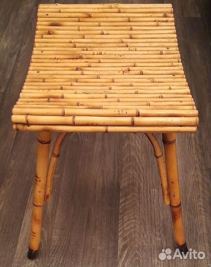Табурет из бамбука винтаж