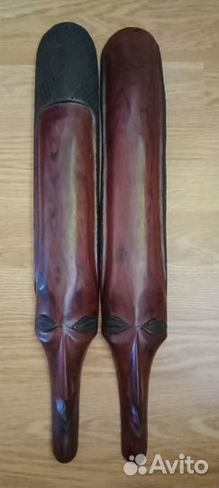 Красное дерево,маски интерьерные