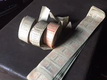 Рулончик советских автобусных билетиков