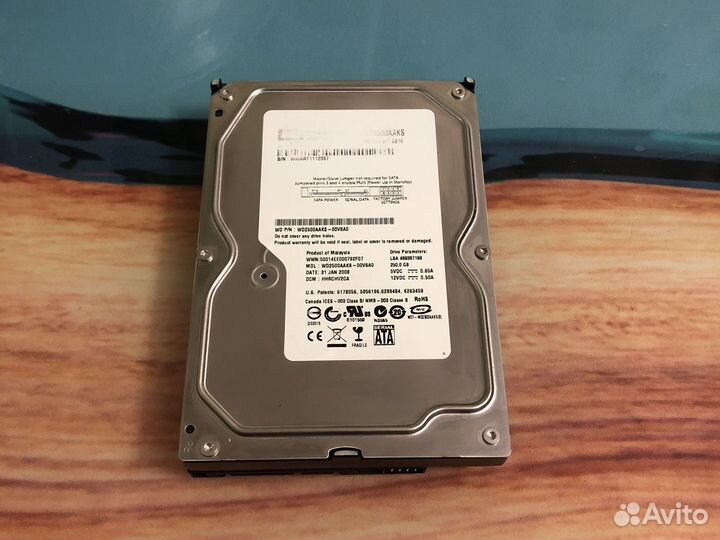 Жесткий диск 250 Gb WD