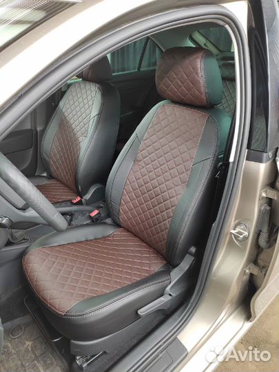 Чехлы Автопилот Rapid Черные с шоколадом