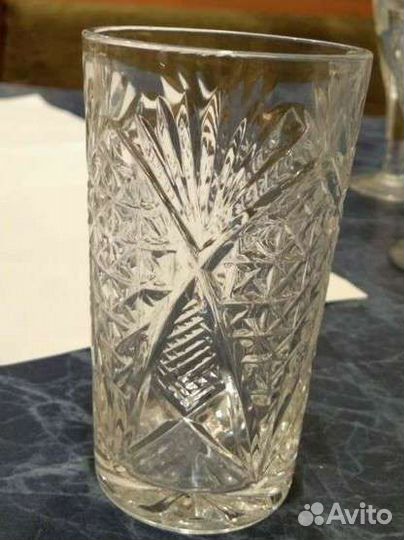 Хрустальные бокалы фужеры рюмки