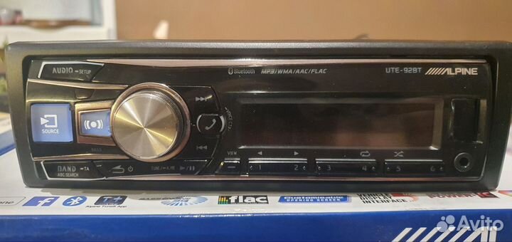 Автомагнитола Alpine ute-92bt