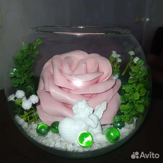 Декор, вазочка-аквариум