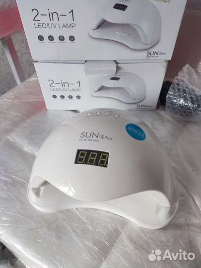 Лампа для маникюра новая Sun 5+